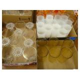 3 Boxes Glassware