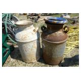 2 Milk Cans