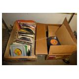 2 boxes of Records - 45