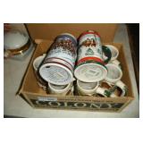 9 collectible Budweiser Beer Steins