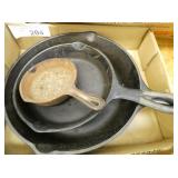 3 Cast Iron Skillets