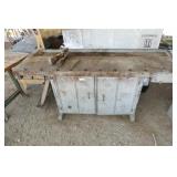 Work Bench With Rise Part is Broken Top is 73 In.