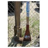 Sledgehammer, Post Hole Digger and Chopper