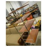 Metal And Wood 4 Adjustable Shelves