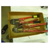 Lot of 3 Bolt Cutters