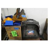 Plastic Bins and Canvas Tool Bags