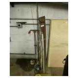 Lot of Fishing Poles and Other