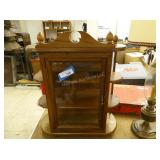 Vintage Display Cabinet with Glass