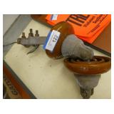 Vintage 1961 Lrg. Brown Insulator 82123-19