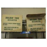 2 Holiday Trees - 1 Broken