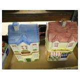 2 House Cookie Jars