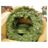 2 Boxes 12 Pc. 2 Ft. Dia Canadian Pine Wreaths