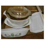 Serving dishes - glass