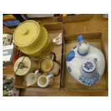 Blue Tea Pot with Cup Tomala Mex