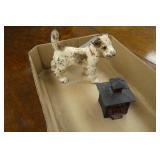 Iron Dog Figure and Bank