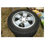 Set of 4 Chevy Wheels 275/55R20