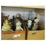 4 Boxes Vintage Decanters