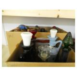 3 Boxes Vintage Decanters