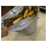 Garbage Can With Ear Corn