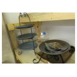 2 Three Tier Serving Trays, Fish Bowl