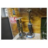 3 Brass Finish Lamps