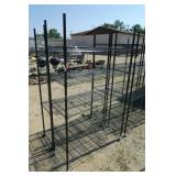 Rolling Shelving Unit 48 In W x 76 In T x 18 In D