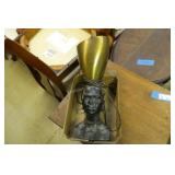 Vintage Geo L Trevino African Tribal Lamp