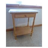 Night stand w/ stone top