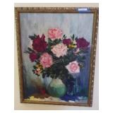 Sign oil - roses