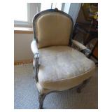 Pair of Victorian style upholstered chairs