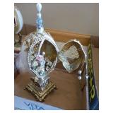 Ornate ostrich egg art