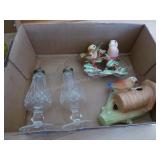Vintage bird figures & salt/pepper