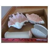 4 seashell bathroom decor