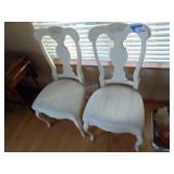 8 high back dining chairs