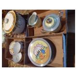 4 boxes hand painted Japan pcs