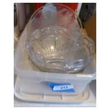 2 boxes clear glass service pcs