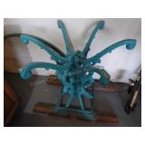 Cast iron table base