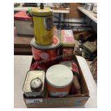 Lot of Vintage Tins