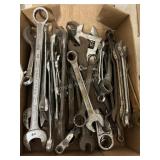 Flat of Wrenches and Adjustable Wrench