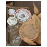 Tea Pot, Decorative Plates, 11 Vintage Snack Plat