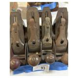 4 Hand Planes- 2 Stanley and 1 Craftsman