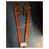 2 24in Rigid Pipe Wrenches