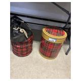 Skotch Cooler and Vintage Stacking Aluminum Pans