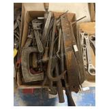 Flat of  Files and Misc. Hand Tools