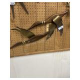 2 Wooden Wall Decor Geese