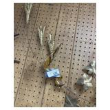 Vintage Metal Wheat Stalk Branch Wall Hanging