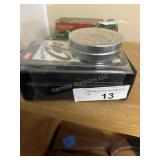 50/50 Pellets unopened and black powder caps unop