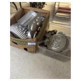 Lot of Cake Molds, Cupcake Tins and Baking Items