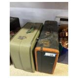 Vintage Suitecase and Vintage Sewing Machine Carr