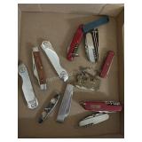Lot of Pocket Knives- Stanley, Renk and Other